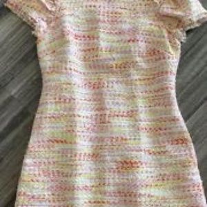 Brand New multicolored Kate Spade New York Tweed shift dress size 2.